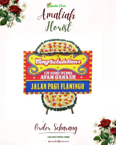 Bunga Papan Congratulation di Kaliboja